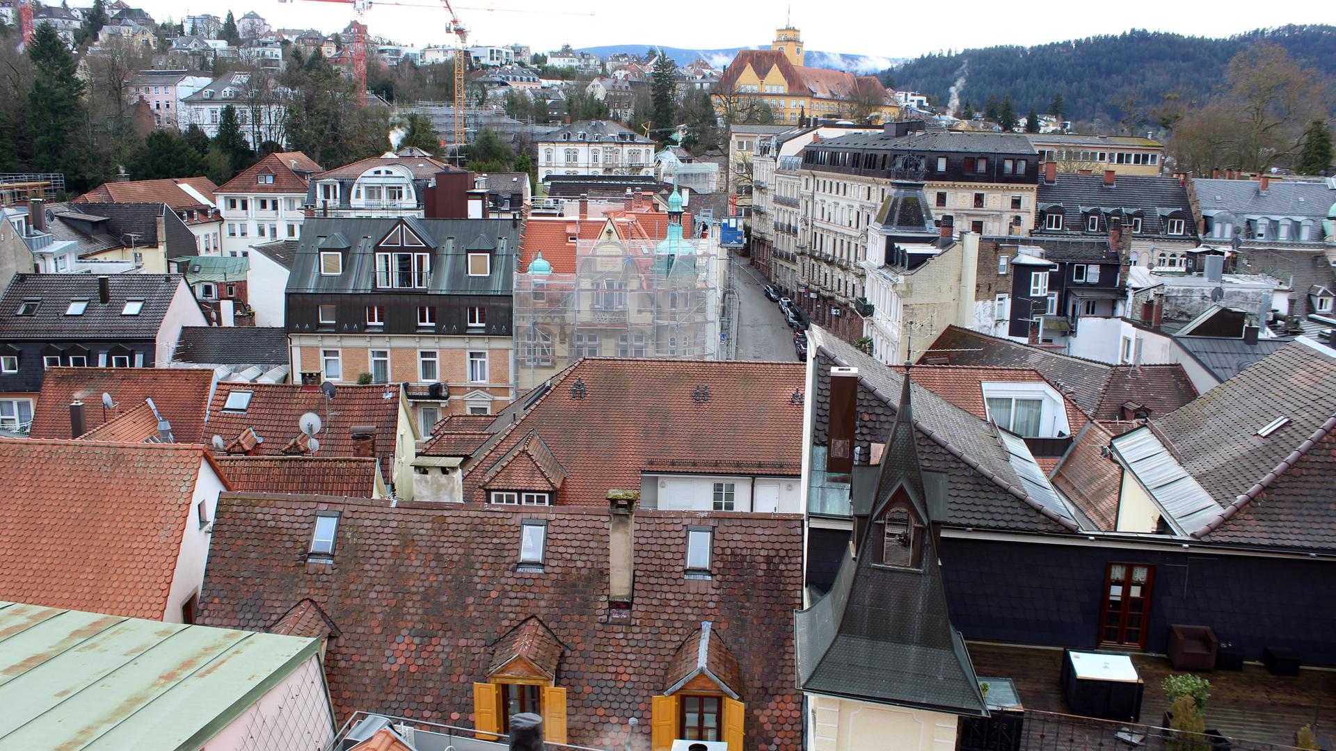 Derzeit in Arbeit: Im Herbst 2021 wird die Stadt Baden-Baden, hier ein Bild von der Altstadt vom Hotel am Markt aus gesehen, ihren nunmehr dritten qualifizierten Mietspiegel nach der Erstauflage im Jahr 2013 erhalten. 