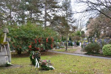 Auf dem Friedhof in Baden Oos - hier der Eingangsbereich - gibt es seit kurzem ein Gräberfeld für Muslime.