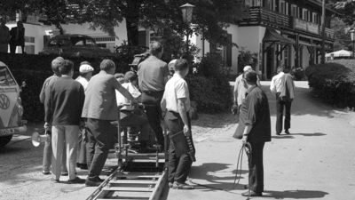 SWR Fernsehen DER FORELLENHOF - EINE LEGENDE KEHRT ZURÜCK (16.04.17 ). Dreharbeiten „Der Forellenhof“ 1965.