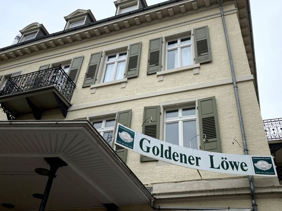 Im „Goldenen Löwen“ in Baden-Baden-Lichtental laufen derzeit Sanierungsarbeiten. Ein Zeitpunkt für die Wiedereröffnung des Gasthauses steht bislang nicht fest.