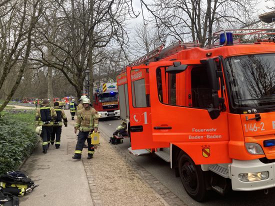Feuerwehrautos Baden-Baden Einsatz