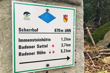 Wandern, Schwarzwald, Tourismus, Baden-Baden, Scherrhof, Stadtwald