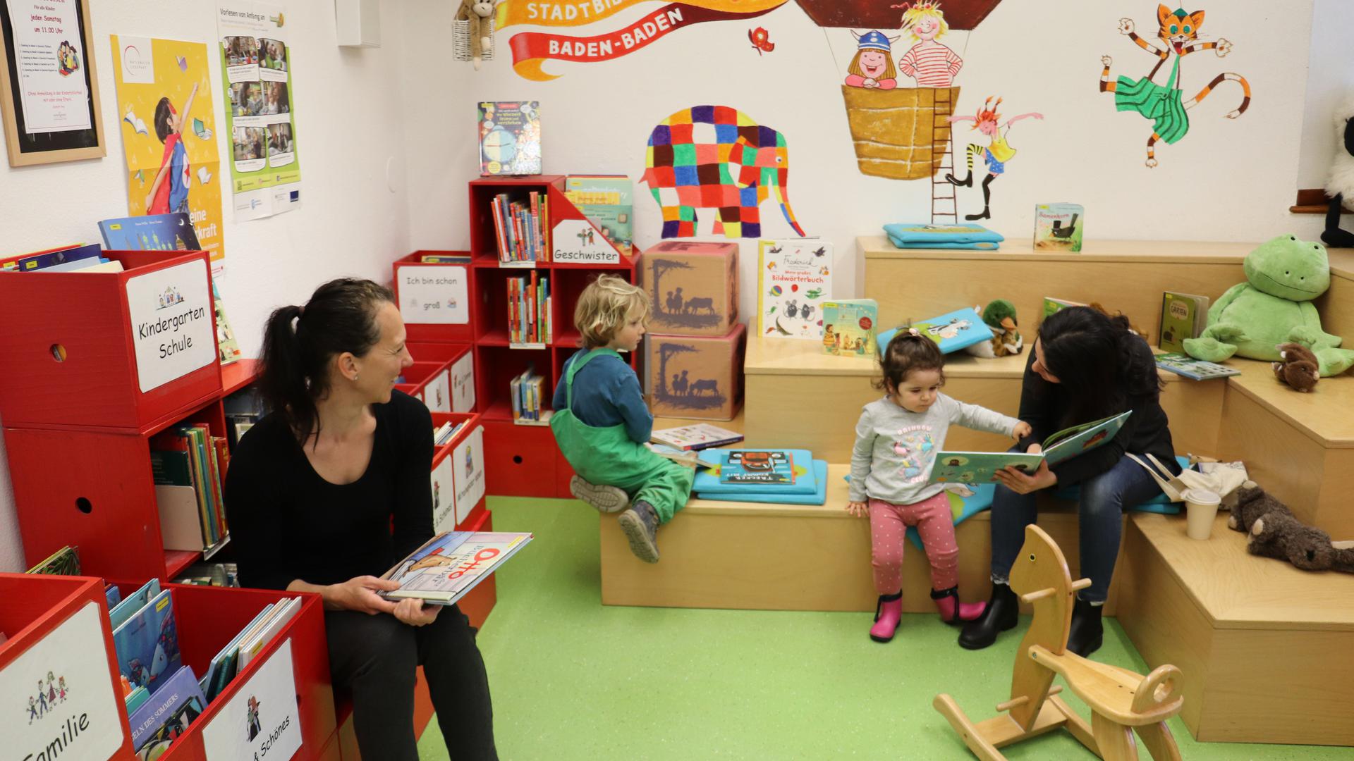 Hier halten sich Nachwuchsleser gerne auf: Die Kinderbibliothek der Baden-Badener Stadtbibliothek hat sich besonders gut entwickelt.