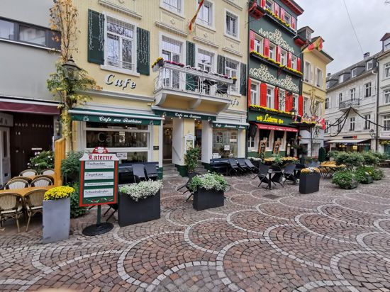 In der Fußgängerzone in Baden-Baden, eigentlich eine beliebte Flaniermeile, ist derzeit wenig los.