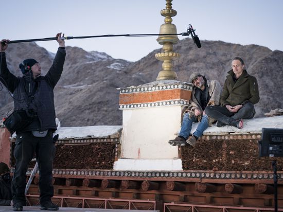 Ralf Bauer bei den Dreharbeiten für den ersten von ihm produzierten Kinofilm. Aufnahmen entstanden auch in der Bergwelt des Himalaya.