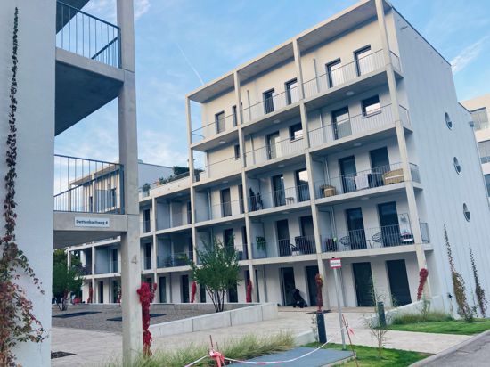 Die ersten Bewohner sind schon eingezogen: Im Baufeld A des derzeit größten Wohnbauprojekts in Baden-Baden sind 26 Wohnungen bereits fertiggestellt.