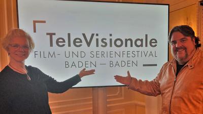 Daniela Ginten und Urs Spörri sind für die TeleVisionale in Baden-Baden verantwortlich. Unter diesem Namen geht das bisherige FernsehfilmFestival neu an den Start. 