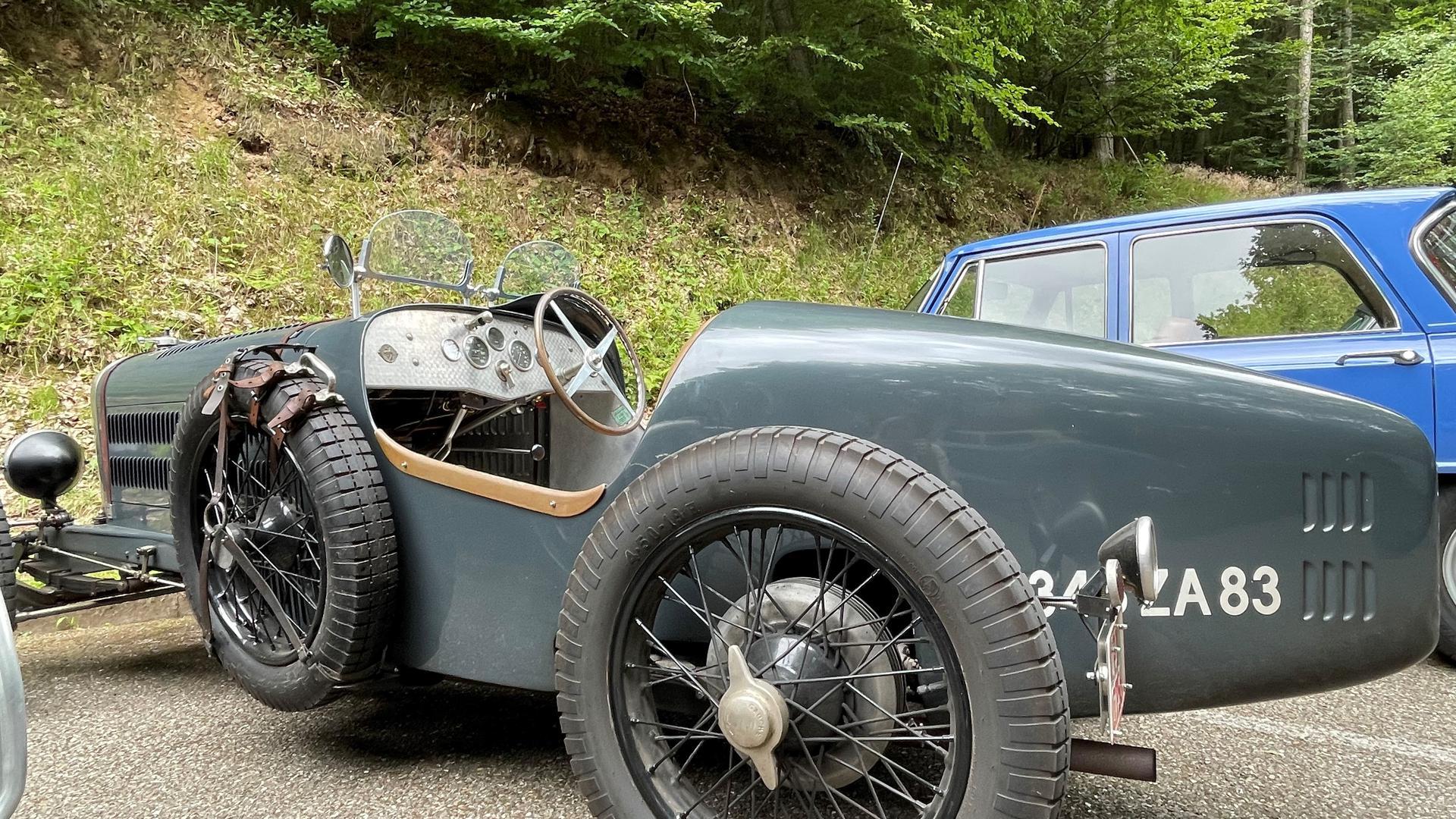 Ein historischer Zweisitzer: Der Rally mit Baujahr 1931.