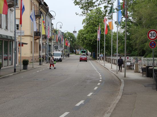 Viel Handlungsbedarf: Beim Fußverkehrs-Check rückt auch die Situation zwischen Bernhardus- und Hindenburgplatz (im Bild die Lange Straße) in den Blickpunkt