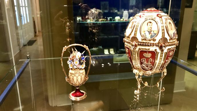 Eines der wertvollsten Stücke im Museum: ein Fabergé-Ei. Weltweit sind 52 Exemplare nachgewiesen. Vier sind im Besitz des Museums in Baden-Baden.