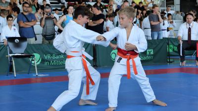 Rekordbeteiligung: Mehr als 280 Starter nahmen an den Südwestdeutsche Karatemeisterschaft in Iffezheim teil. 