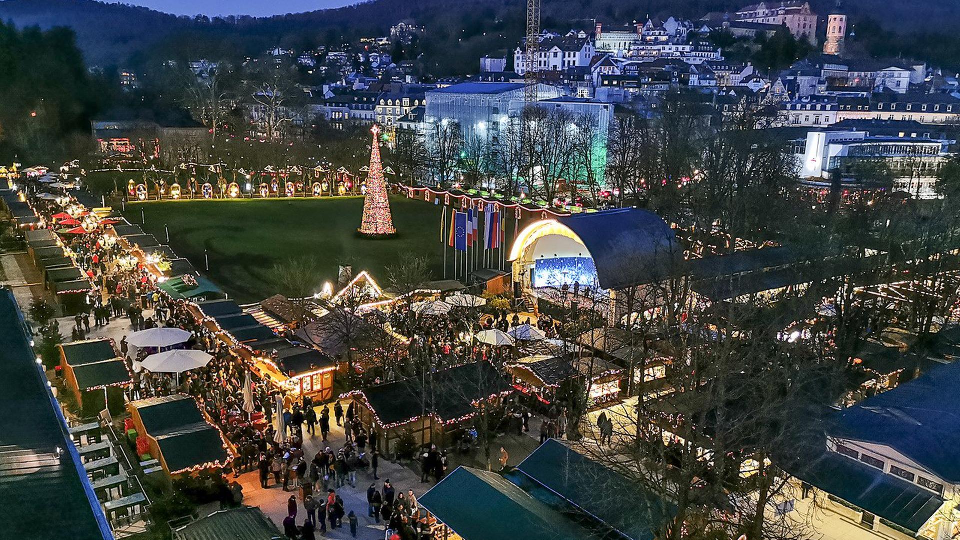 Als alles noch normal war: Ein Blick auf den Christkindelsmarkt in Baden-Baden zur Jahreswende 2019/2020