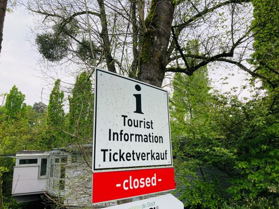 Vorübergehend geschlossen: Die Dependance der Baden-Badener Tourist-Info im Westen der Stadt an der B500 öffnet erst im Juni wieder.