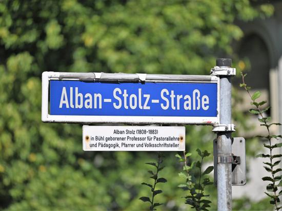Umstritten: Die Alban-Stolz-Straße in Bühl soll umbenannt werden. Von dieser Initative sind allerdings nicht alle Anwohner begeistert. 