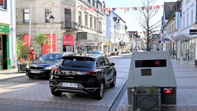 Das mobile Radargerät in der Hauptstraße hat in den vergangenen Tagen für deutlich geringere Geschwindigkeiten in der Hauptstraße gesorgt.  
