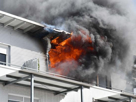 Gebäudebrand im Altersheim Bühl
