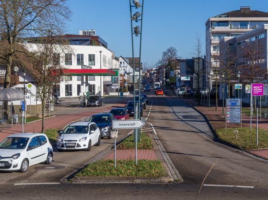 In der südlichen Hauptstraße in Bühl droht ein Verkehrschaos. 