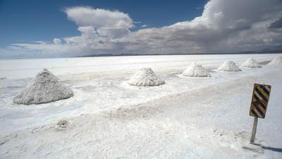Salar de Uyuni in Bolivien