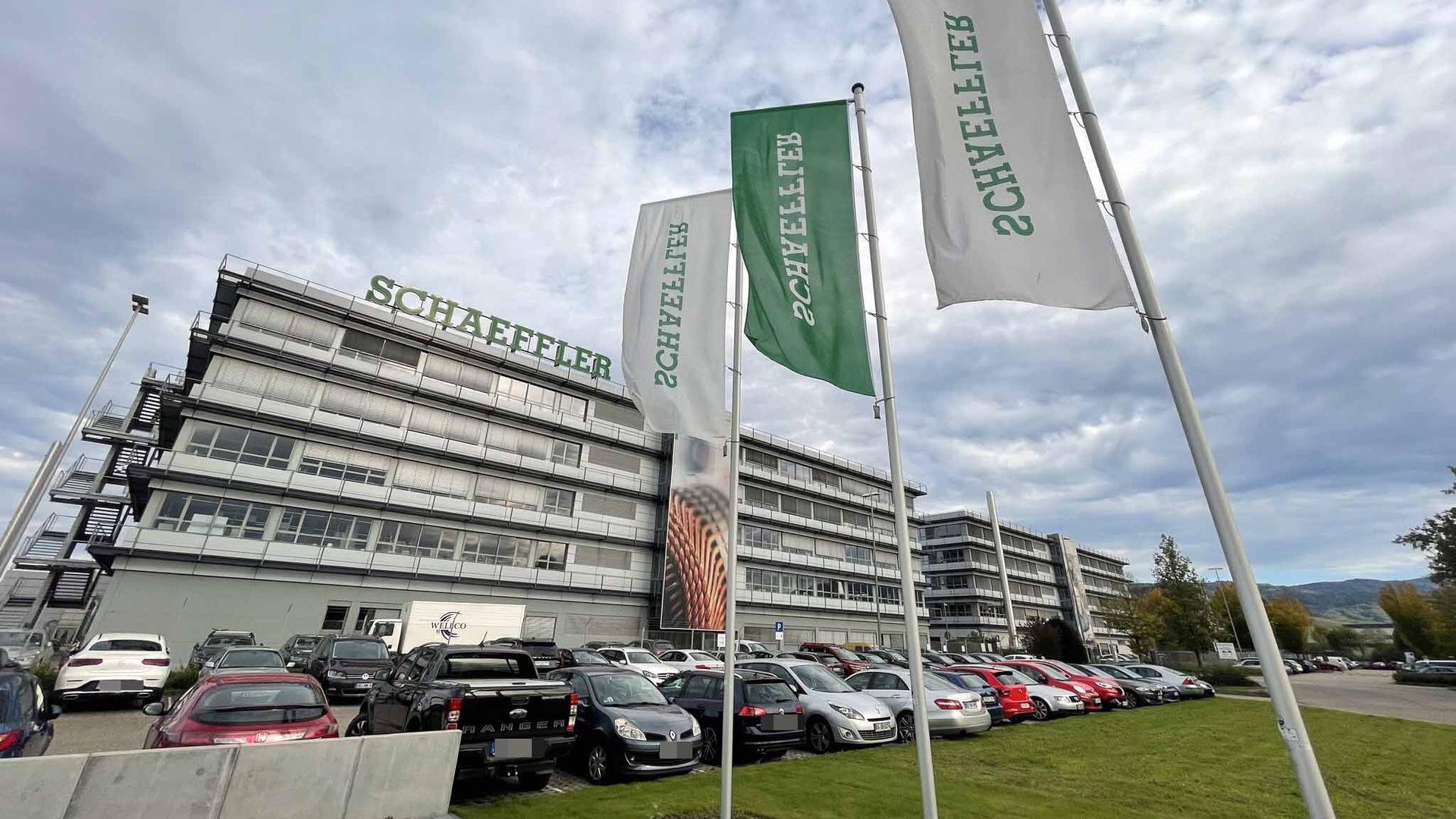 Das Firmengebäude von Schaeffler Automotive in Bühl.