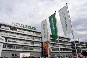 Das Firmengebäude von Schaeffler Automotive in Bühl.