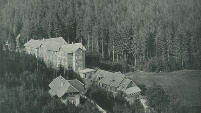 Das Luftkurhotel Hundseck um 1900.