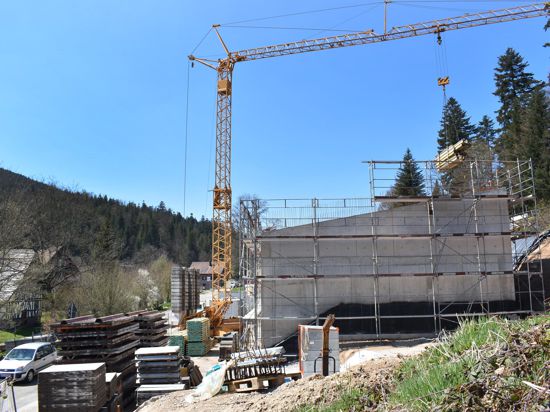 Bau des neuen Wasserwerks in Hundsbach: Die Mehrheit der Ottersweierer Höhenbewohner am Aschenplatz erhofft sich, von dort künftig Leitungswasser beziehen zu können.