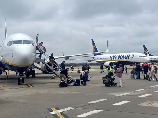 Flüge von Ryanair und anderen Fluggesellschaften Streik am Baden-Airpark