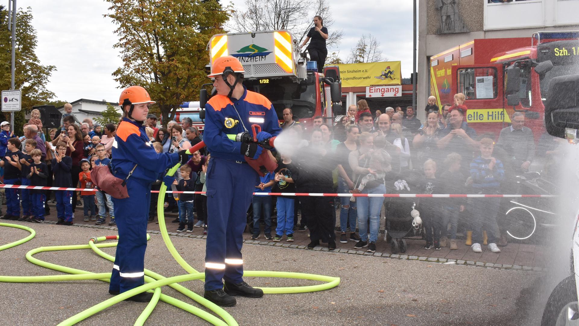 Spektakuläre Szenen versprechen am Sonntag bei der Sinzheimer Kirwe die Vorführungen bei der Freiwilligen Feuerwehr. 