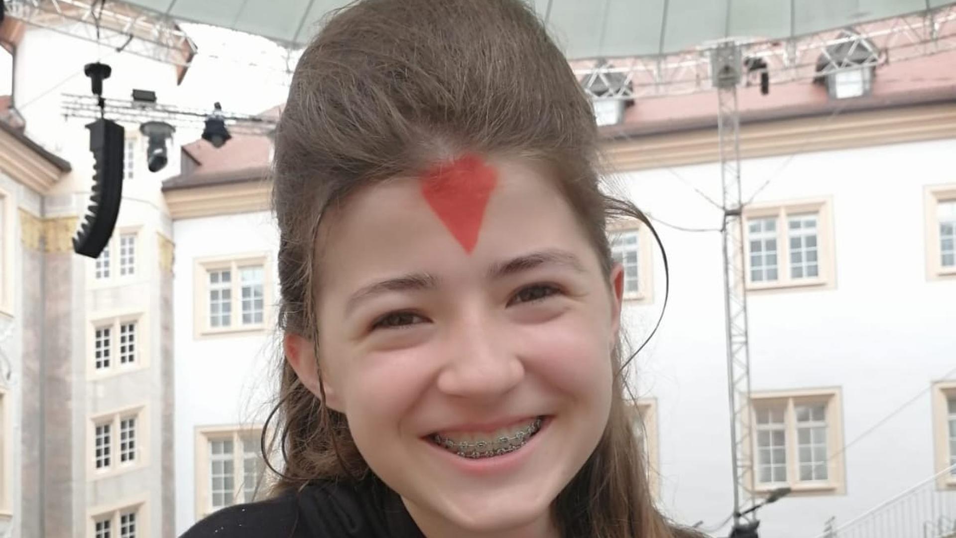 Die zwölfjährige Katharina Rohwer hat als Ronja Räubertochter eine Hauptrolle bei den Schlossfestspielen Ettlingen ergattert.