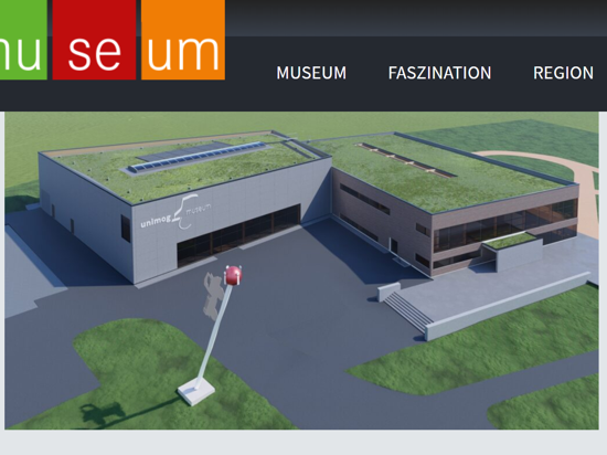Entwurf: So soll der Neubau des Unimog-Museums aussehen.