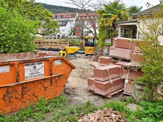 Baustelle statt Besuchermagnet: Der Katz’sche Garten ist derzeit wegen eines Hochwasserschutzprojekts nicht zugänglich. 
