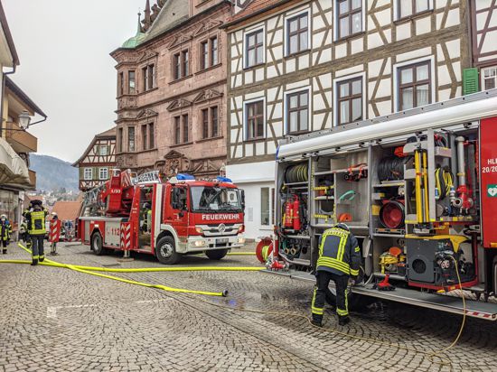 In Gernsbach hat am Donnerstagmorgen eine Wohnung gebrannt.