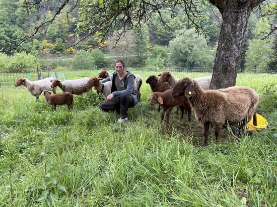 Plädiert für mehr Anerkennung: Landwirt Dominik Sämann will mit seinen Tieren ein Zeichen dafür setzen, die regionale Landwirtschaft mehr wertzuschätzen.