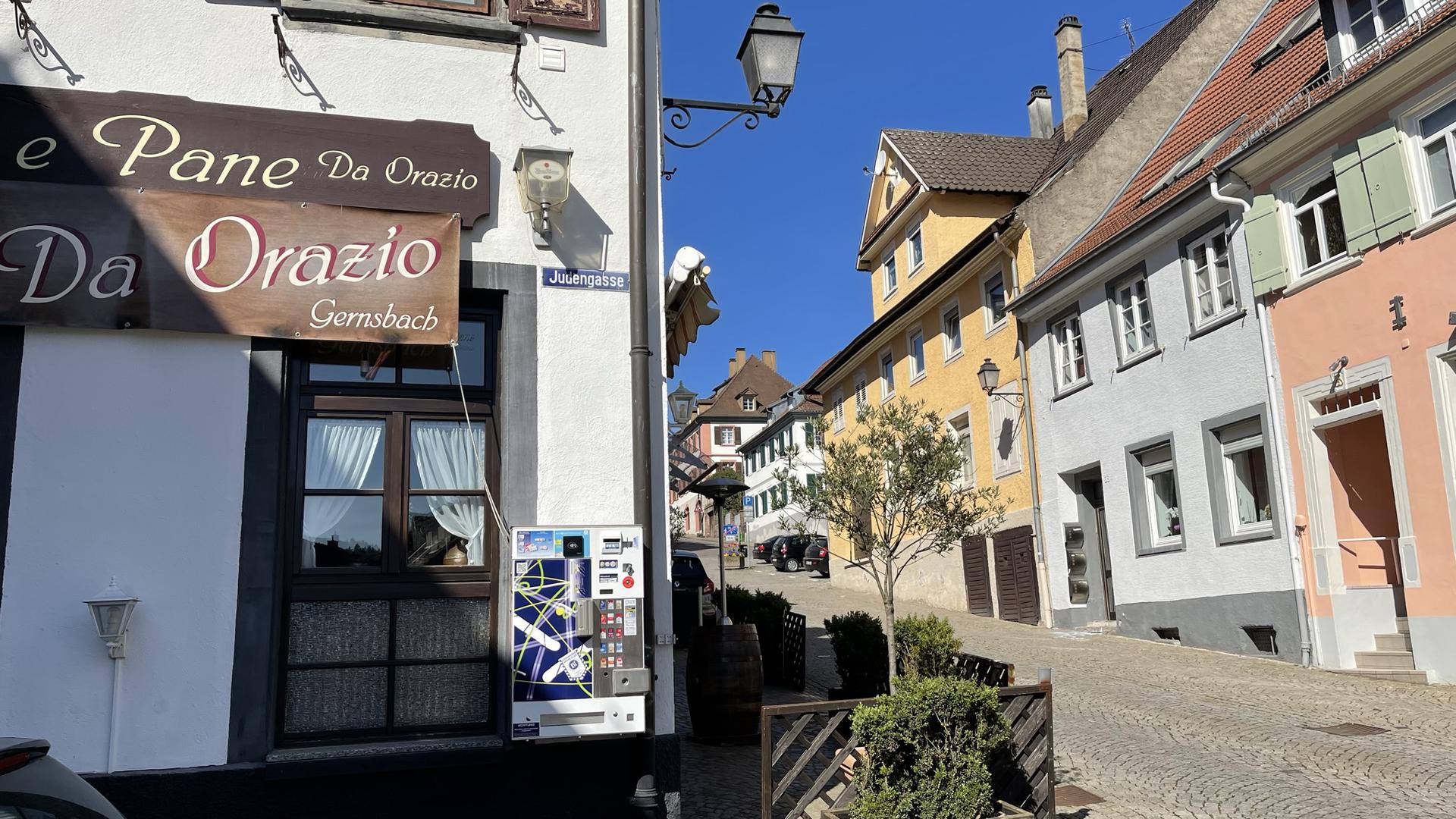 Klein und unauffällig: Die „Judengasse“ in der Gernsbacher Altstadt.