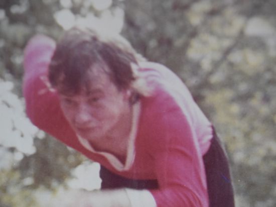 Leichtathlet Norbert Götz aus Gernsbach bei einem Lauf 1970