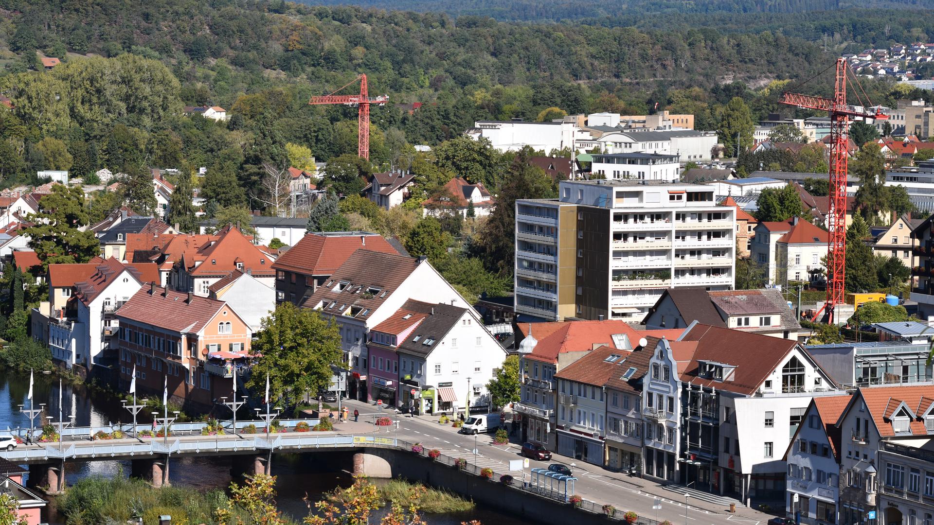 Stadtansicht Gernsbach 