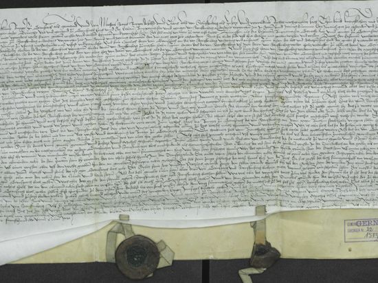 Alte Urkunde vom 20. März 1509.