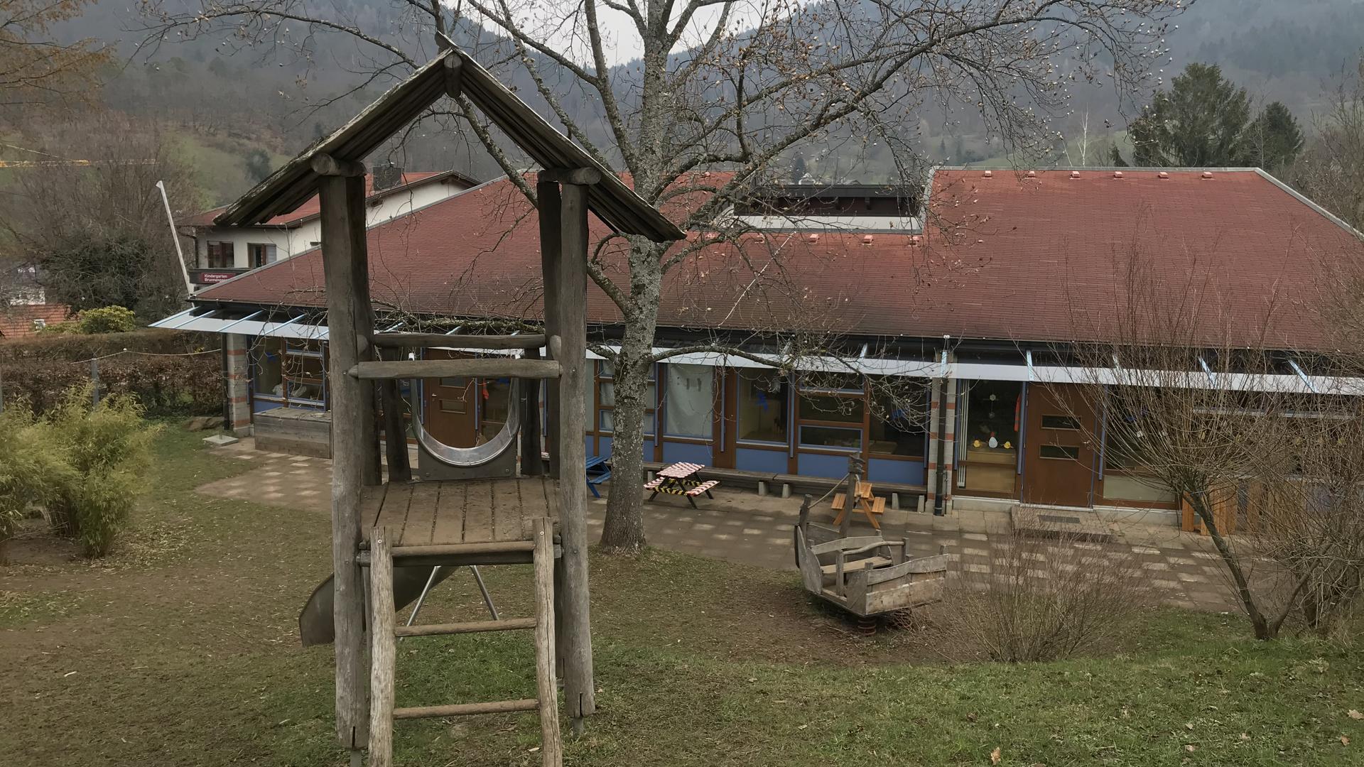Noch bis Freitag geschlossen: Der Kindergarten Brunnengasse aus Loffenau ist in Folge einer Corona-Infektion zu. Ein Kind hatte sich mit der britischen Virusvariante angesteckt.
