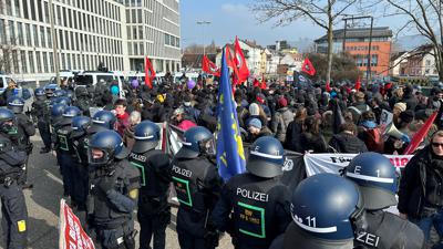 AfD-Kundgebung in Offenburg