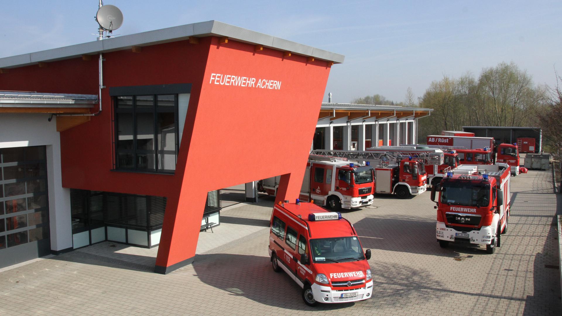 Das Feuerwehrhaus in Achern.