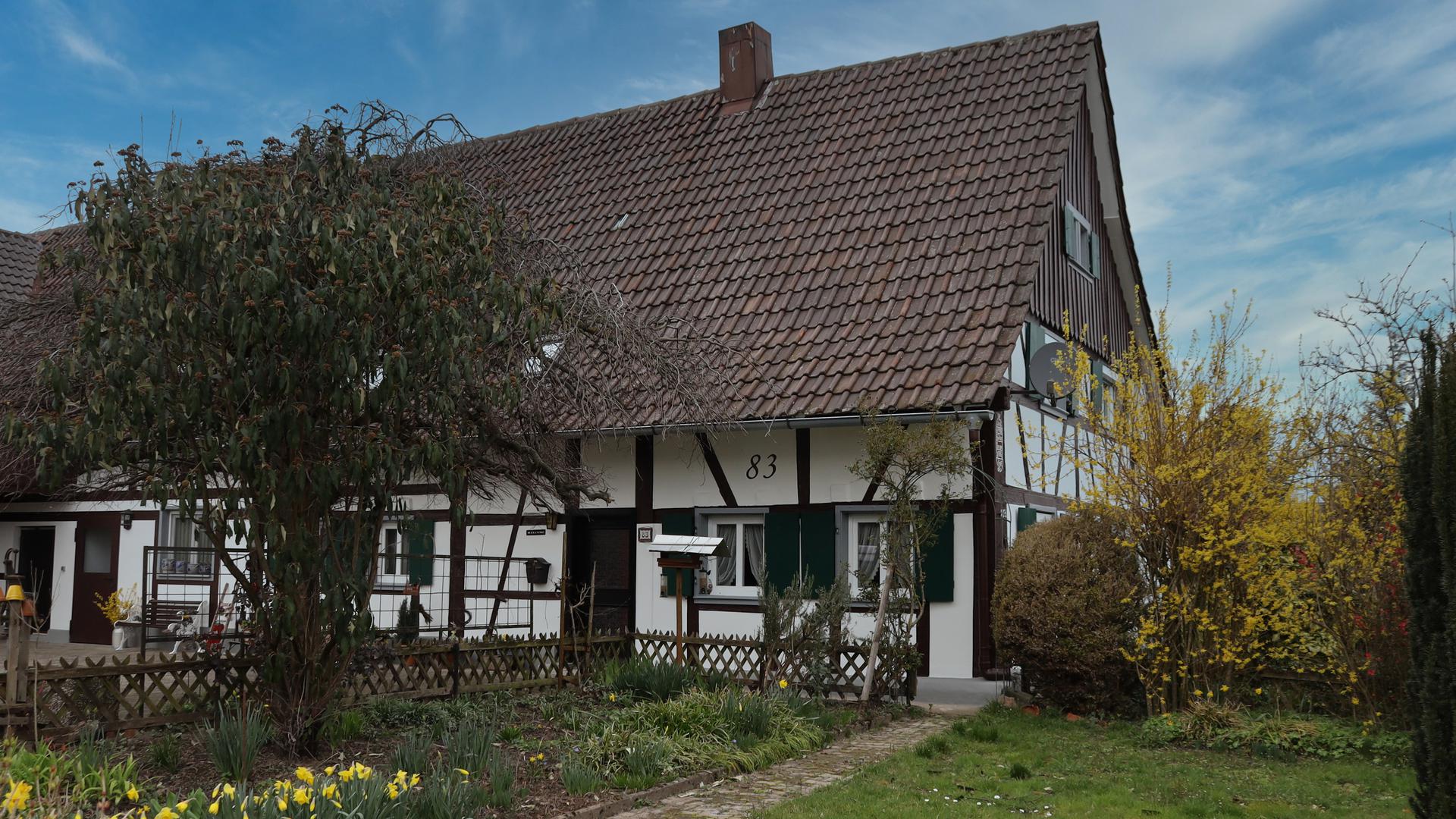 Alte Häuser Serie - s´Bihlers von 1785 im Großweierer Ortsteil Hesselbach