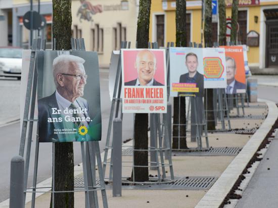 Wahlplakate in Renchen