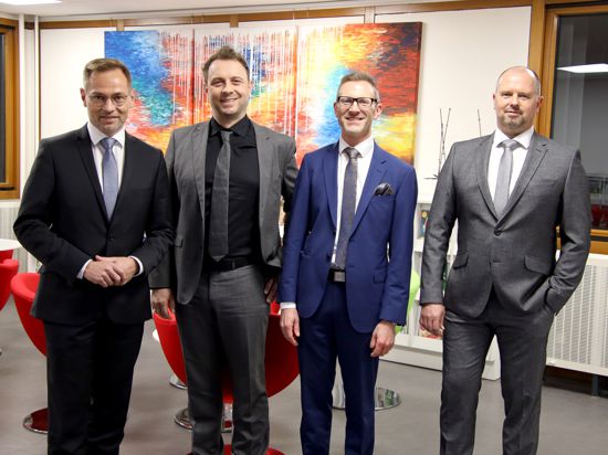 Stellten sich in Achern zur Wahl (von links): Sven Müller, Andreas Kollefrath, Patrick Retzer und Michael Kaiser.