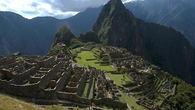 Machu Picchu in Peru.