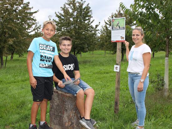 Wildtierpfad in Mösbach neu angelegt mit interaktiven Aktionen 