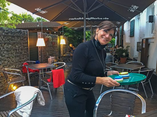 Rosalie Meier-Dienel ist die Chefin und die gute Seele der Coffee-Bar Day Flex in Achern. Am Donnerstag, 20. Mai 2021, endete für sie um 14 Uhr die gästefreie Zeit.