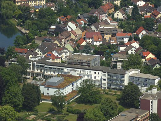 Ein Luftbild des Kehler Krankenhauses