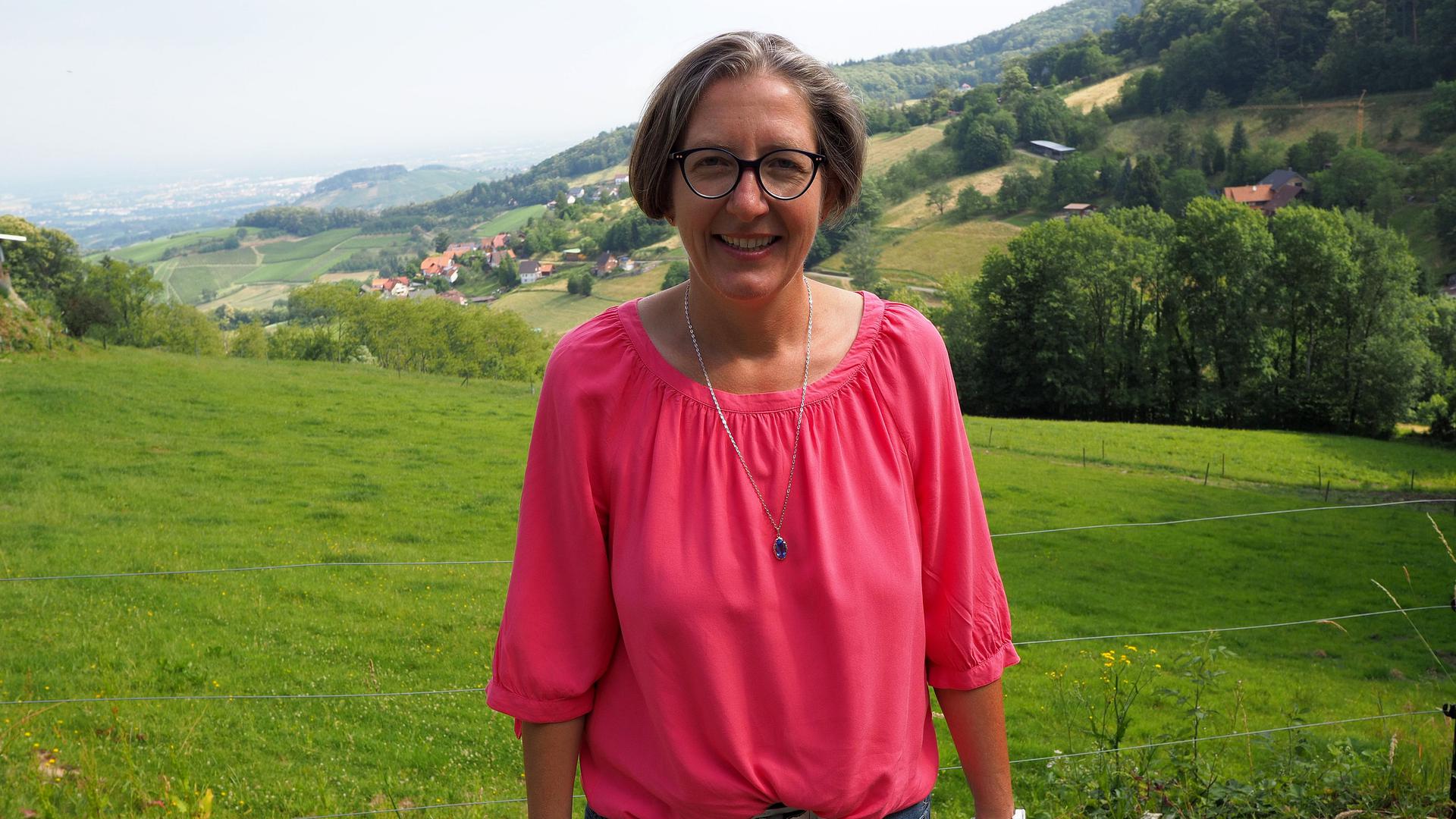 Blick ins Tal: Im Bereich „Lautenbächle“ seien besondes viele Laufer mit der Landschaftspflege beschäftigt, sagt Bettina Kist.