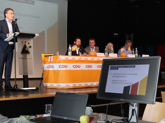 Oberkirch: Kreisparteitag der CDU Ortenau Auftakt für den Kommunalwahlkampf.