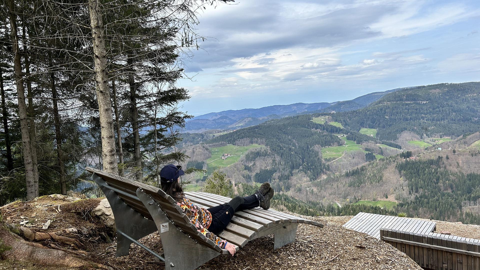 Von der Marienhöhe aus hat man einen wunderschönen Panoramablick auf den Schwarzwald. 